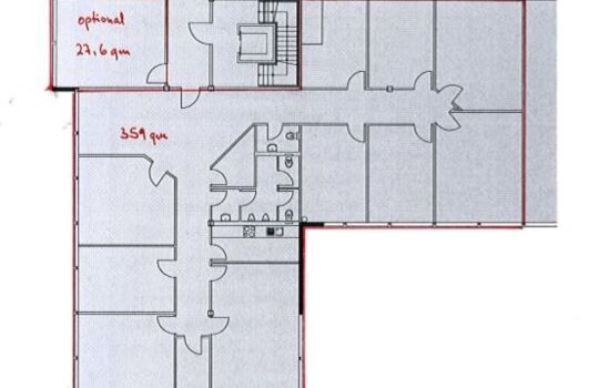 Grundriss Am Weichselgarten 34_1. OG mit 359 m²_HIS